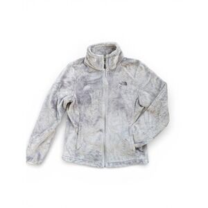 The North Face Osito 2 Fleece Jacket Womens Medium Gray Full Zip C782 F14